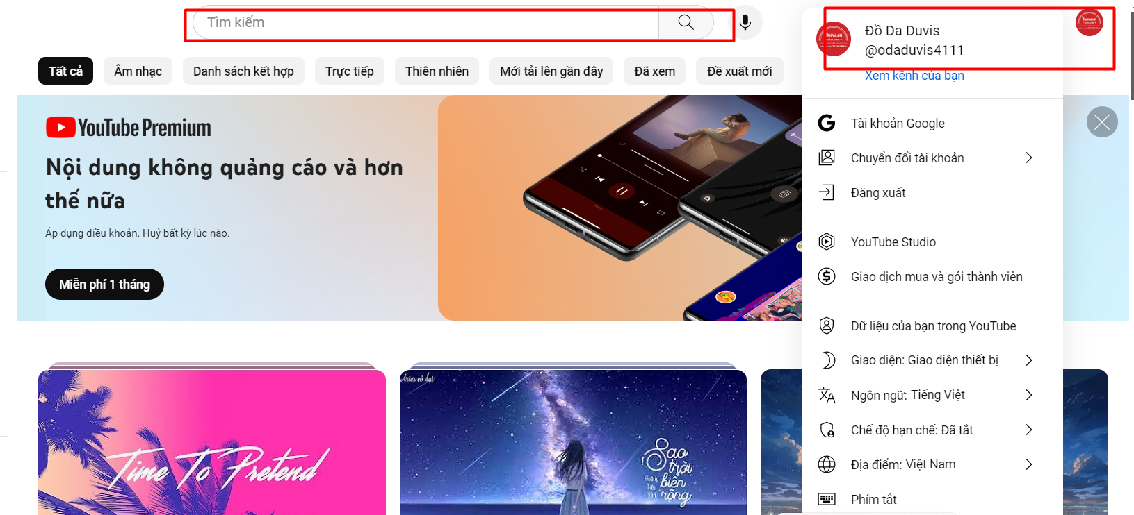 cách bình luận youtube